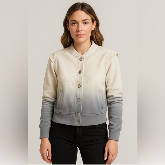 525 America Sweaters - 525 America Ombre Cotton Button Front Jacket XS NWT PTP 18